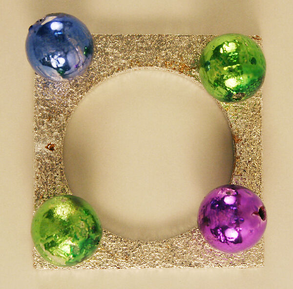 Ornament, Giorgio di Sant'Angelo (American, born Italy, 1933–1989), cork, plastic, American