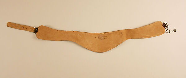 Belt, Giorgio di Sant'Angelo (American, born Italy, 1933–1989), leather, metal, American