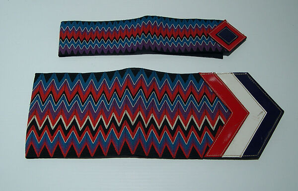 Accessory set, Giorgio di Sant&#39;Angelo (American, born Italy, 1933–1989), synthetic, leather, American 