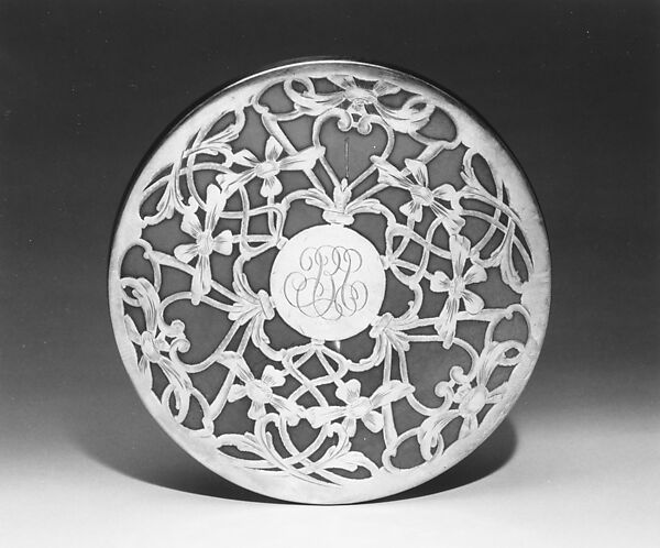 Trivet, Lenox, Incorporated (American, Trenton, New Jersey, established 1889), Porcelain, silver overlay, American