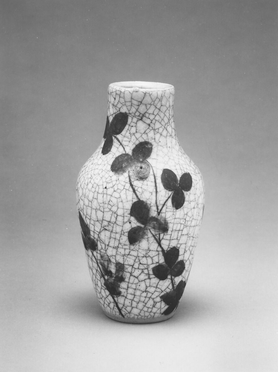 Vase, Chelsea Keramic Art Works (1872–1889), Earthenware, American