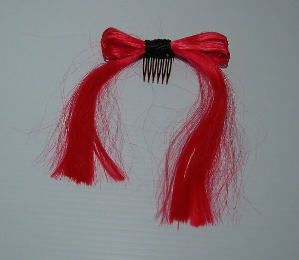 Hairpin, Giorgio di Sant'Angelo (American, born Italy, 1933–1989), synthetic fiber, plastic, American