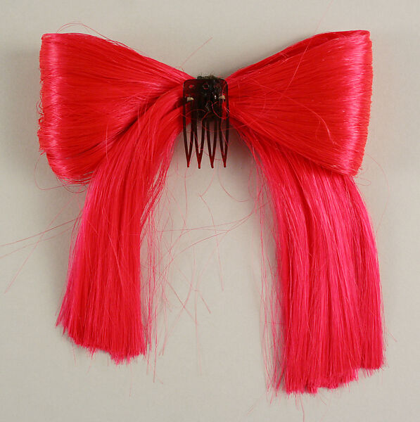 Hairpin, Giorgio di Sant'Angelo (American, born Italy, 1933–1989), synthetic fiber, plastic, American