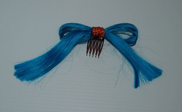 Hairpin, Giorgio di Sant'Angelo (American, born Italy, 1933–1989), synthetic fiber, plastic, American