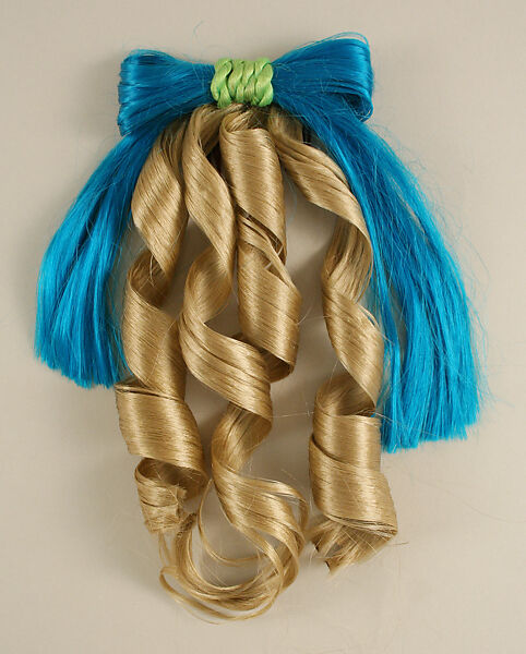 Hairpin, Giorgio di Sant&#39;Angelo (American, born Italy, 1933–1989), synthetic fiber, plastic, American 