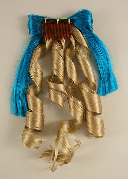 Hairpin, Giorgio di Sant'Angelo (American, born Italy, 1933–1989), synthetic fiber, plastic, American