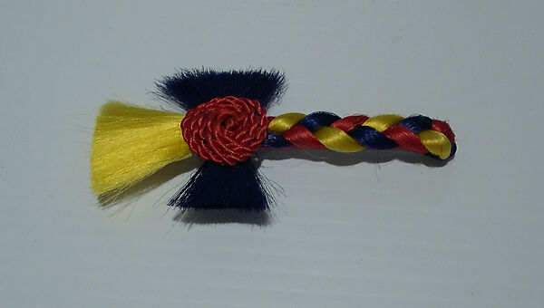Hairpin, Giorgio di Sant'Angelo (American, born Italy, 1933–1989), synthetic fiber, metal, American