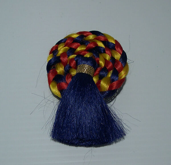 Hairpin, Giorgio di Sant'Angelo (American, born Italy, 1933–1989), synthetic fiber, cork, metal, American