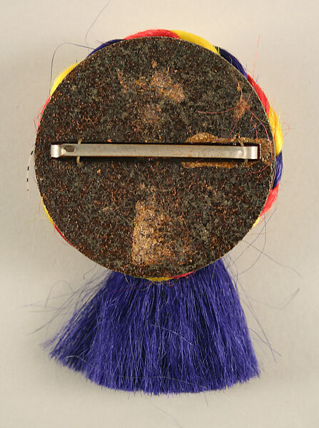 Hairpin, Giorgio di Sant'Angelo (American, born Italy, 1933–1989), synthetic fiber, cork, metal, American