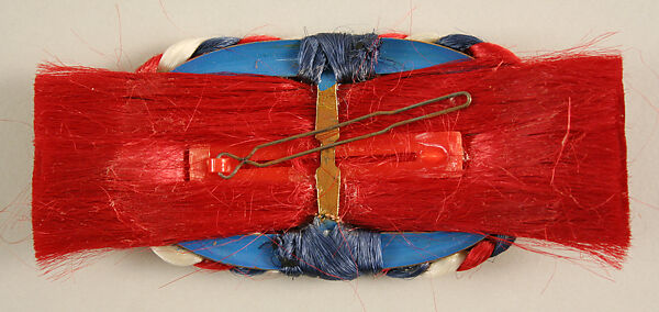 Hairpin, Giorgio di Sant'Angelo (American, born Italy, 1933–1989), synthetic fiber, metal, American