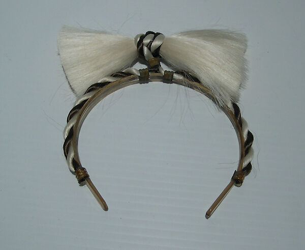 Headband, Giorgio di Sant'Angelo (American, born Italy, 1933–1989), synthetic fiber, plastic, metal, American