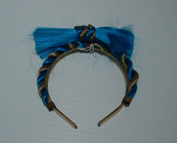 Headband, Giorgio di Sant'Angelo (American, born Italy, 1933–1989), synthetic fiber, plastic, metal, American