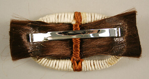 Hairpin, Giorgio di Sant'Angelo (American, born Italy, 1933–1989), synthetic fiber, metal, American