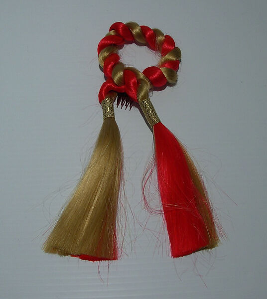 Hairpin, Giorgio di Sant'Angelo (American, born Italy, 1933–1989), synthetic fiber, plastic, American