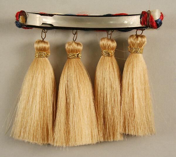 Hairpin, Giorgio di Sant'Angelo (American, born Italy, 1933–1989), synthetic fiber, metal, American