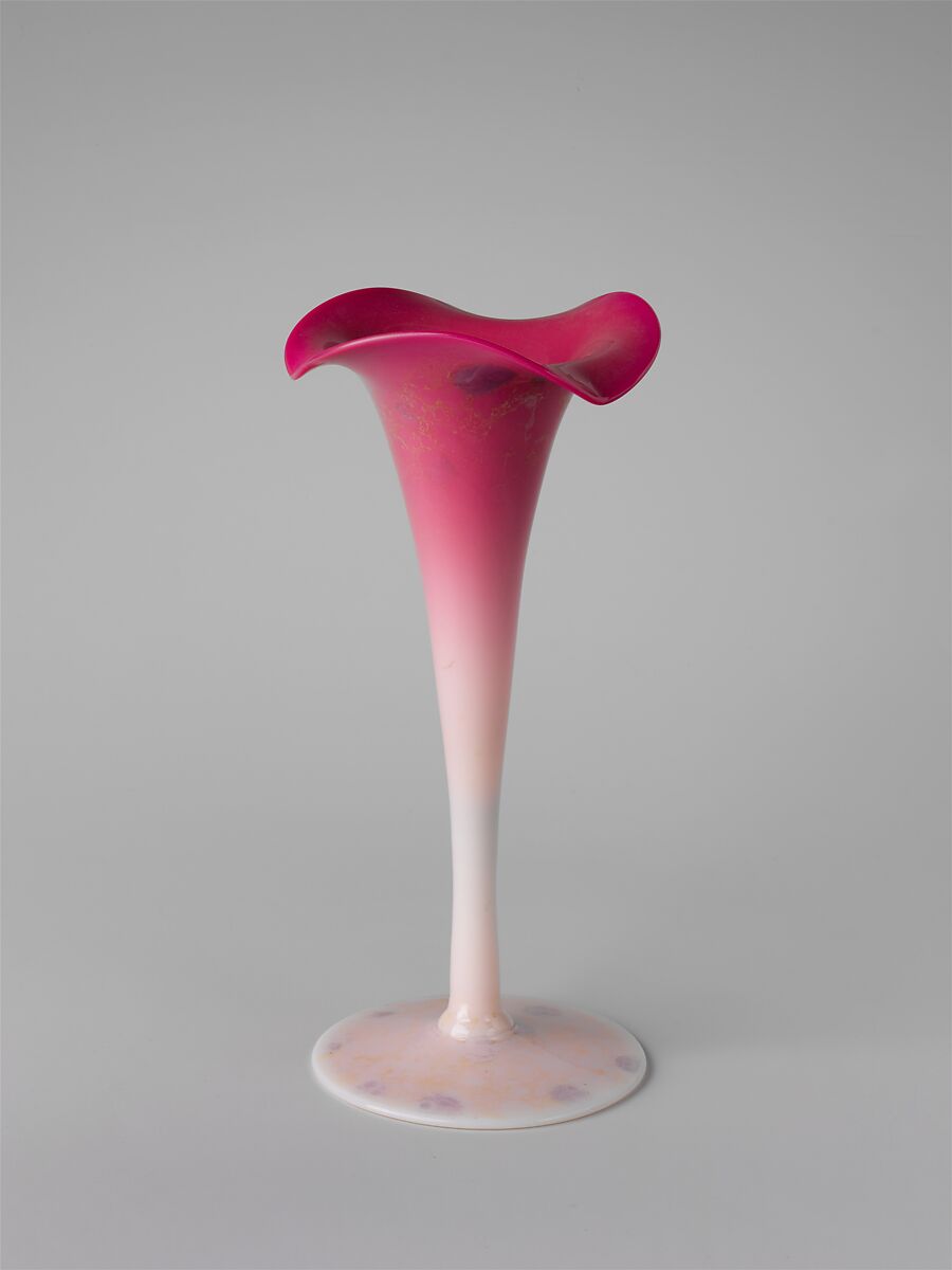 Vase, New England Glass Company (American, East Cambridge, Massachusetts, 1818–1888), Blown Agata glass, American 