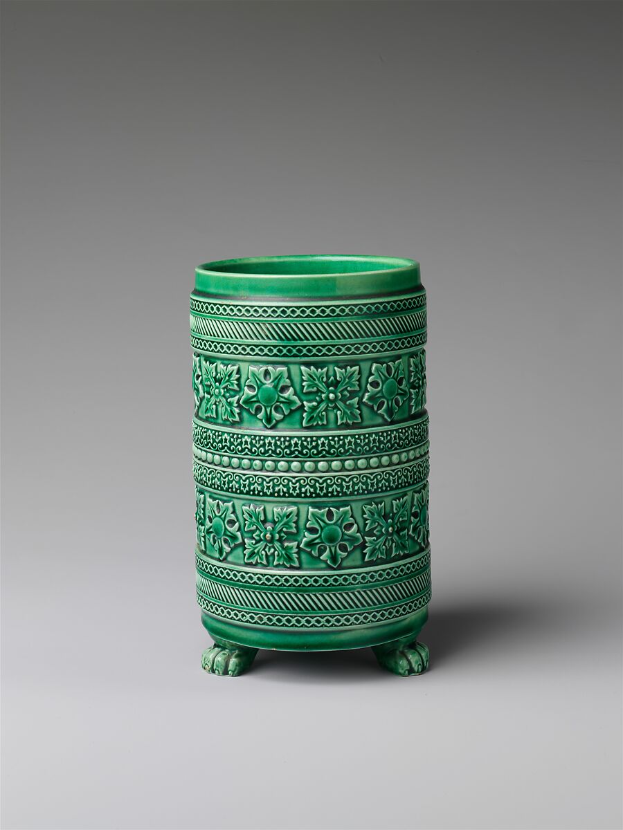 Vase, Chesapeake Pottery (Baltimore, Maryland, 1882–1914), Earthenware, American