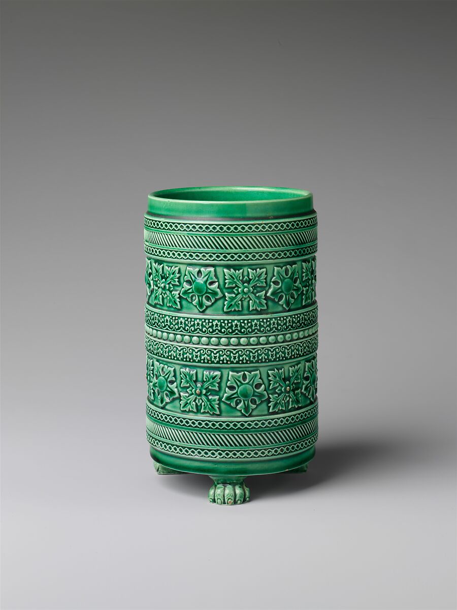 Vase, Chesapeake Pottery (Baltimore, Maryland, 1882–1914), Earthenware, American 
