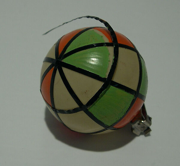 Earrings, Giorgio di Sant&#39;Angelo (American, born Italy, 1933–1989), plastic, metal, American 