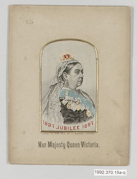 Label, American Silk Label Manufacturing Company (1875–ca. 1990), Jacquard silk, woven, American