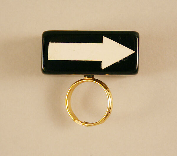 Ring, Giorgio di Sant'Angelo (American, born Italy, 1933–1989), plastic, metal, American