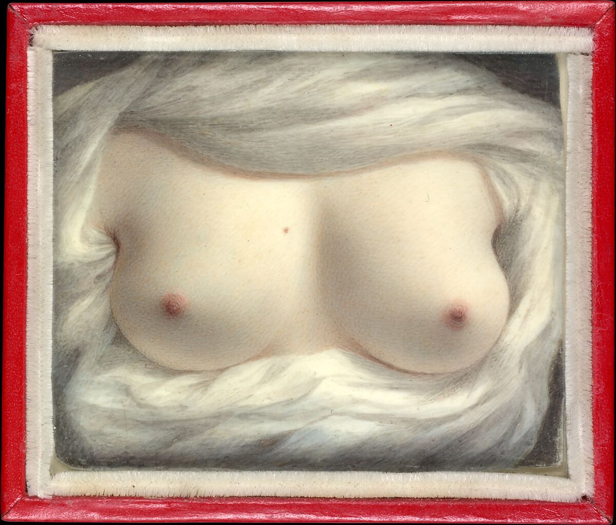 Beauty Revealed, Sarah Goodridge (1788–1853), Watercolor on ivory, American 