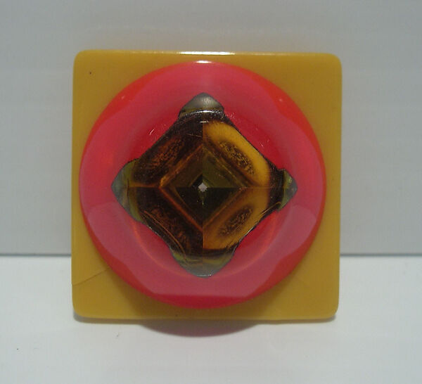 Earrings, Giorgio di Sant&#39;Angelo (American, born Italy, 1933–1989), plastic, metal, American 