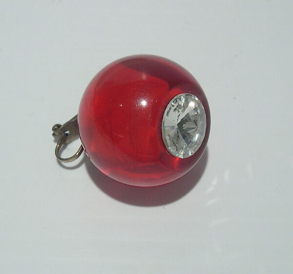 Earrings, Giorgio di Sant&#39;Angelo (American, born Italy, 1933–1989), plastic, metal, American