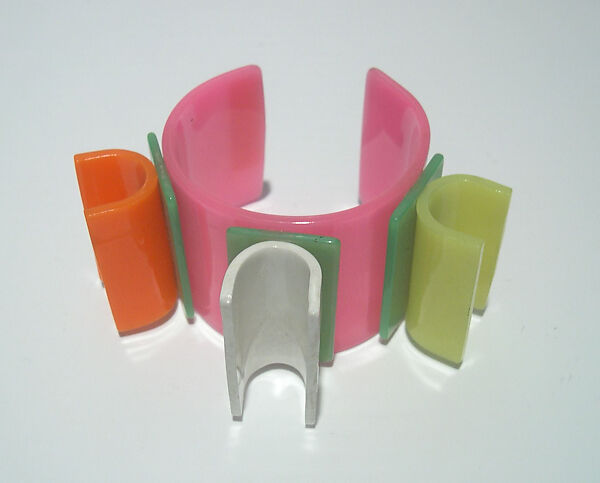 Bracelet, Giorgio di Sant&#39;Angelo (American, born Italy, 1933–1989), plastic, American 
