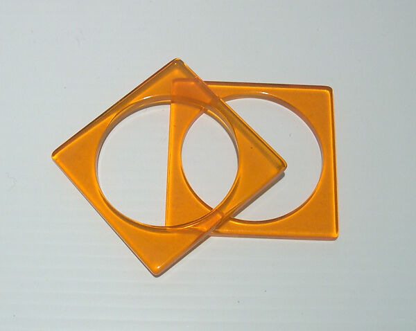 Bracelet, Giorgio di Sant&#39;Angelo (American, born Italy, 1933–1989), plastic, American 