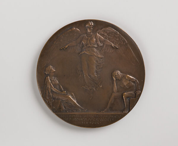 Charities and Correction Medal, Victor David Brenner (American, born Šiauliai, Lithuania (Shavli, Russian Empire) 1871–1924 New York), Bronze, American 