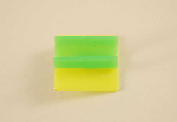 Earrings, Giorgio di Sant'Angelo (American, born Italy, 1933–1989), plastic, metal, American