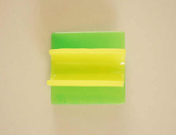 Earrings, Giorgio di Sant&#39;Angelo (American, born Italy, 1933–1989), plastic, metal, American 