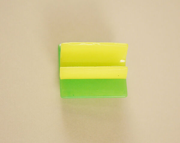 Earrings, Giorgio di Sant'Angelo (American, born Italy, 1933–1989), plastic, metal, American