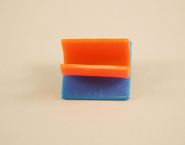 Earrings, Giorgio di Sant'Angelo (American, born Italy, 1933–1989), plastic, metal, American