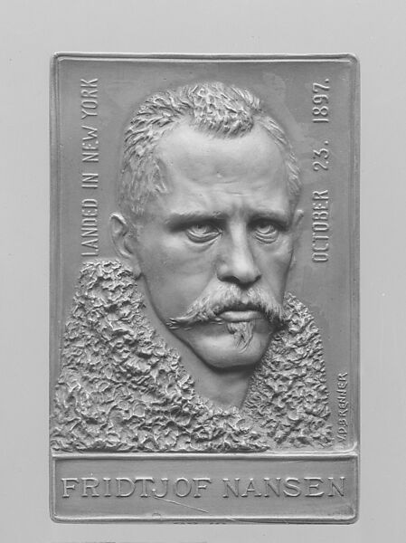 Fridtjof Nansen, Victor David Brenner (American, born Šiauliai, Lithuania (Shavli, Russian Empire) 1871–1924 New York), Silver, American