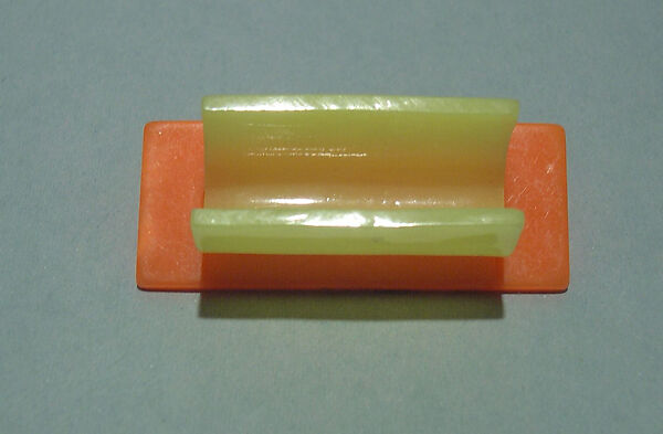 Earrings, Giorgio di Sant&#39;Angelo (American, born Italy, 1933–1989), plastic, metal, American 