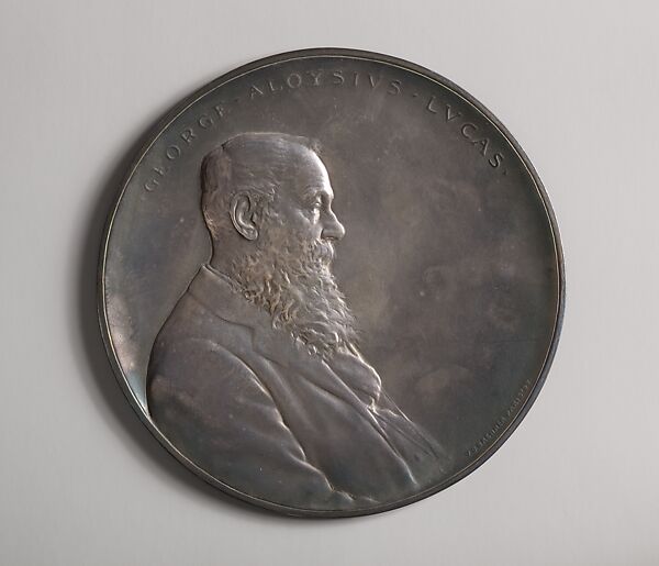 George Aloysius Lucas, Victor David Brenner (American, born Šiauliai, Lithuania (Shavli, Russian Empire) 1871–1924 New York), Bronze and silver, American 