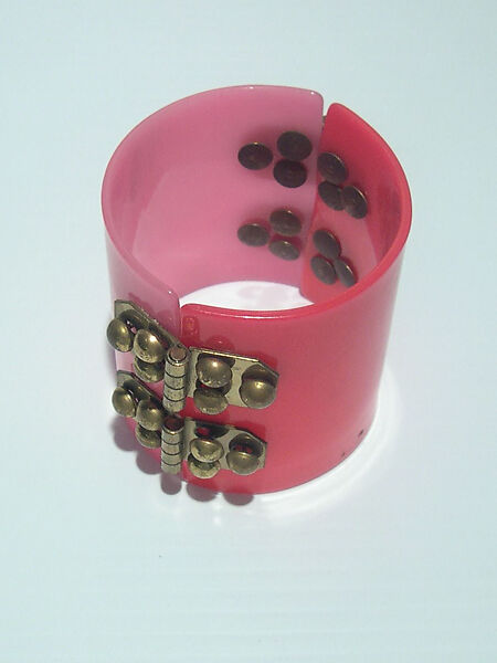 Bracelet, Giorgio di Sant&#39;Angelo (American, born Italy, 1933–1989), plastic, metal, American 