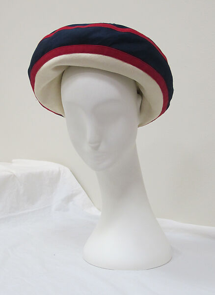 Ensemble, House of Chanel (French, founded 1910), silk, leather, cotton, metal, French