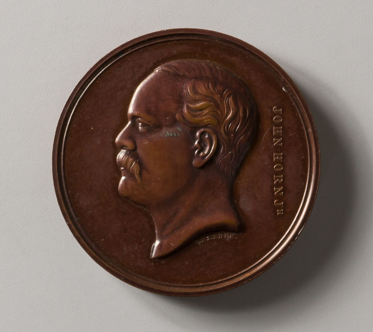 The "John Horn" Medal, Charles E. Barber (1840–1917), Bronze, American 