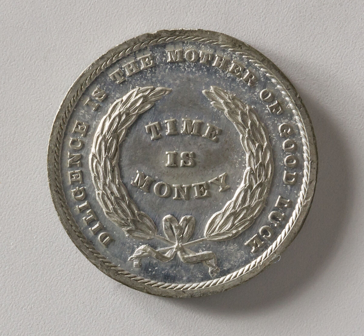 Benjamin Franklin, Joseph H. Merriam, White metal, American