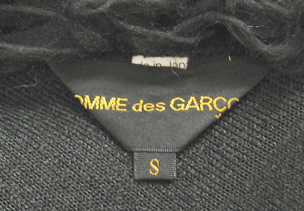 Coat, Comme des Garçons (Japanese, founded 1969), faux fur, wool, Japanese