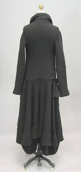 Coat, Comme des Garçons (Japanese, founded 1969), wool, cotton, synthetic fiber, plastic, Japanese