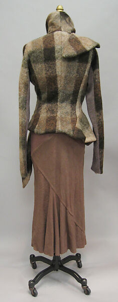 Ensemble, Rick Owens (American, born 1961), wool, synthetic fiber, cotton, American