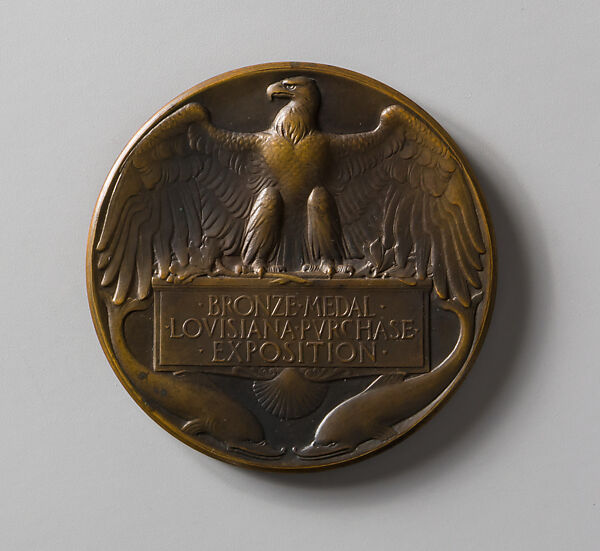 The Louisiana Purchase Exposition, Saint Louis, Adolph Alexander Weinman (American (born Germany), Karlsruhe 1870–1952 New York), Bronze, American 