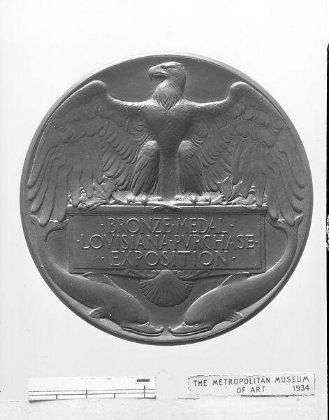 The Louisiana Purchase Exposition, Saint Louis, Adolph Alexander Weinman (American (born Germany), Karlsruhe 1870–1952 New York), Bronze, American