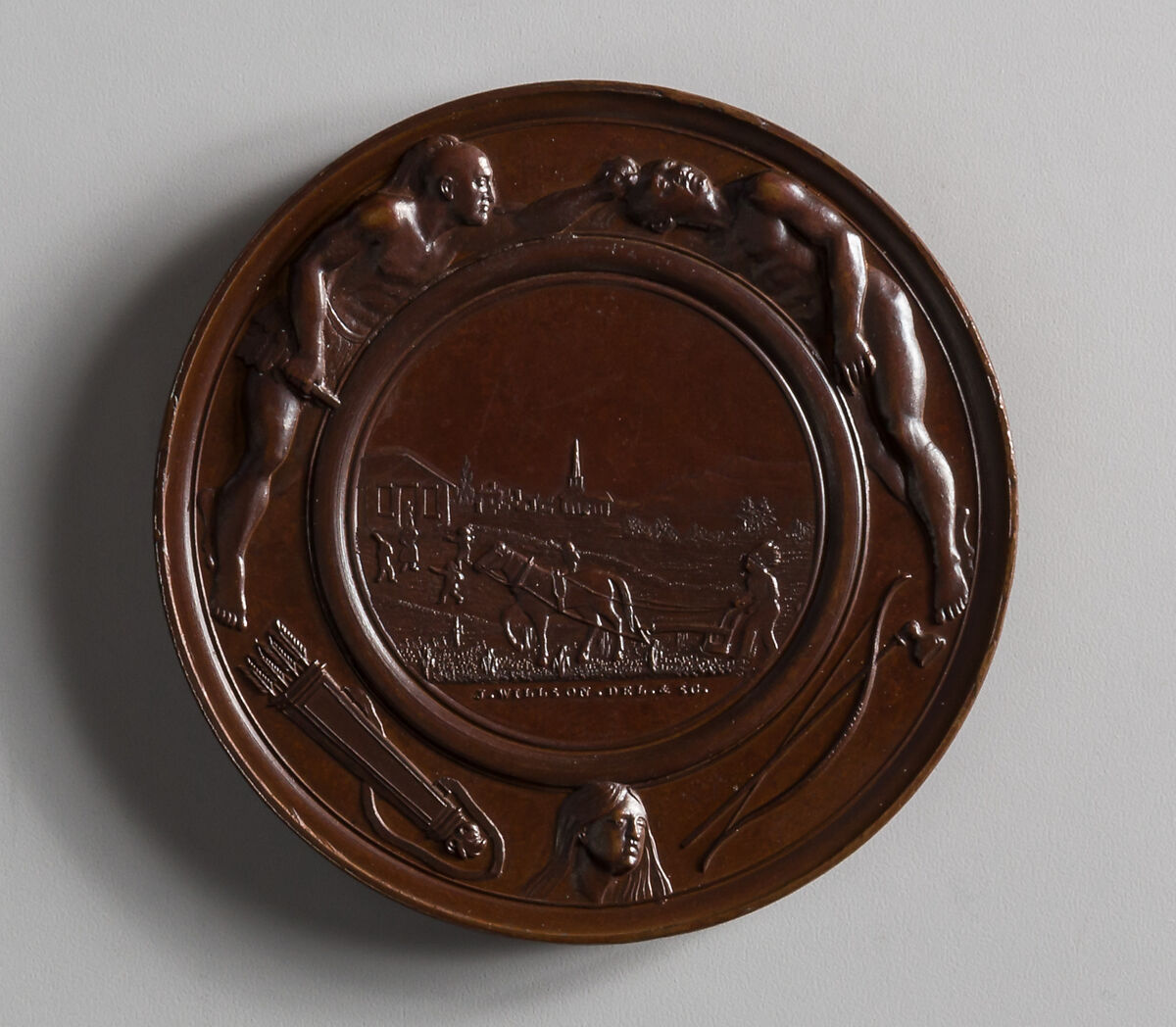 President Lincoln's Inauguration Medal, Salathiel Ellis (1803–1879), Bronze, American