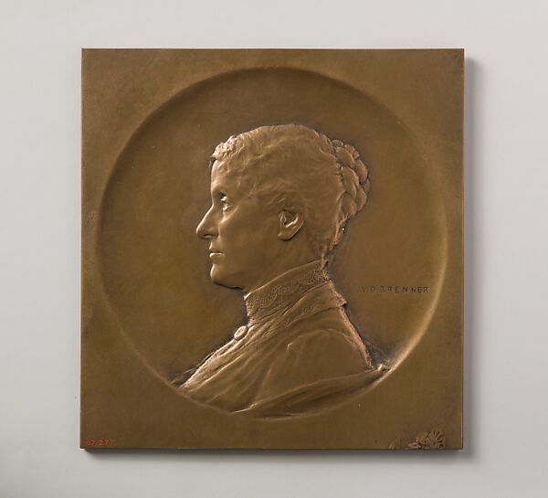 Julia W. Oettinger, Victor David Brenner (American, born Šiauliai, Lithuania (Shavli, Russian Empire) 1871–1924 New York), Bronze, American 