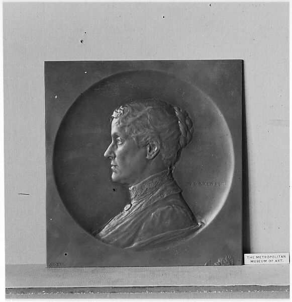 Julia W. Oettinger, Victor David Brenner (American, born Šiauliai, Lithuania (Shavli, Russian Empire) 1871–1924 New York), Bronze, American